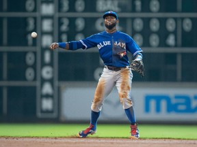 Jose Reyes and the Blue Jays know they have their work cut out if they are to make the post-season. (REUTERS)