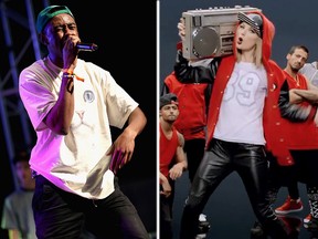 (L-R) Odd Future's Earl Sweatshirt and Taylor Swift. (AFP/YouTube)