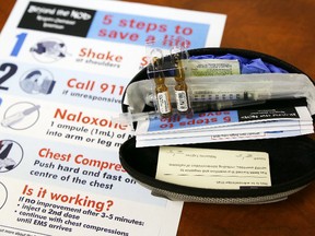 The overdose kits used by AIDS Niagara