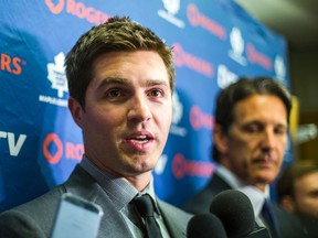The Leafs started blazing the analytics trail by hiring 28-year-old Kyle Dubas (left) as their new assistant general manager. (Ernest Doroszuk/Toronto Sun file)