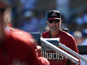The Diamondbacks have had a terrible season, which has made Kirk Gibson's return questionable for next year. (Joe Camporeale/USA TODAY Sports/Files)