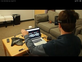 Oculix demonstration at Netflix Hack Day. (YouTube Screenshot)
