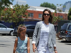 Jessica Alba and daughter Honor Warren. (WENN.COM)