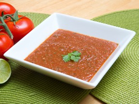 Mexican gazpacho. (CRAIG GLOVER/QMI Agency)