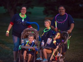 Participants enjoy the first CNIB Night Steps event last year at The Forks. The second annual event goes Sept. 11 to raise funds for CNIB's vital services.