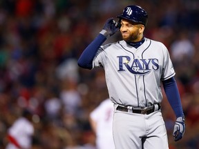 Rays’ James Loney is hitting .333 in August. (AFP/PHOTO)