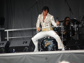Gordon Hendricks took first place at last year's Tribute to Elvis Festival in Tweed. Hendricks, who just competed in Memphis at the Ultimate Elvis Tribute Artist competition, will perform again at this year’s festival. (Photo courtesy of Scott Pettigrew)