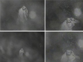 Images show a person of interest in the break-in at the Ottawa home of Liberal Leader Justin Trudeau. (Ottawa Police/Submitted Photos)