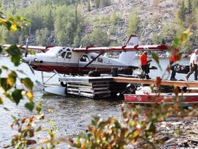 Summit Air's de Havilland Beaver bush plane at the Yellow Dog
dock. (SUPPLIED)