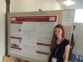 Shannon Clark is one of the three tri-area students who participated in WISEST’s Summer Research Program this year. Clark conducted a study in the chemistry department. - Photo Supplied