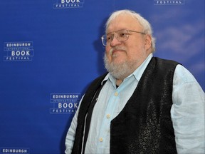 Writer/producer of "Game of Thrones", George R R Martin attends the Edinburgh International Book Festival in Edinburgh, United Kingdom on August 11, 2014. (WENN.com)