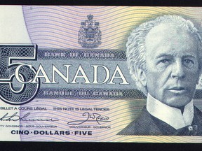 Wilfred Laurier first appeared on the bill in 1972. It was modified in 1979 and redesigned here in in 1986.(QMI Agency file photo)