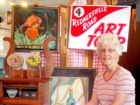 Gwynn Bedford at 956 Rednersville Road is a newcomer to this year's Rednersville Road Art Tour. The annual tour runs Aug. 30 to Sept. 1 and features 15 stops with close to 30 artists. 
Submitted photo