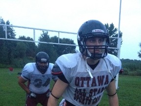 Quarterback Nick Chapman and running back Joey Onomo will be key contributors for the Ottawa Sooners this season. (TIM BAINES/OTTAWA SUN)