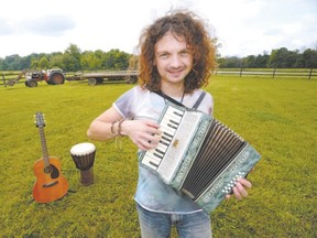 Musician Brent Jones is ready to roll the Back to the Garden Roots Music Festival on his family?s farm near Dorchester. The third edition of the fest is Sunday, starting at 1 p.m. Jones will perform with five bands. (MORRIS LAMONT, The London Free Press)