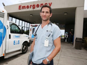 Dr. Brett Belchetz on Aug. 20, 2014. (Veronica Henri/Toronto Sun)