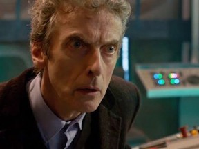 Peter Capaldi as Doctor Who. 

(Courtesy BBC)