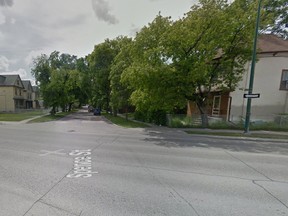 A man was stabbed in the area of Cumberland Avenue and Spence Street early Saturday morning. A 35-year-old man has been arrested in the homicide. (Google Maps)