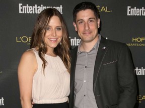 Jason Biggs and wife Jenny Mollen.

(WENN)