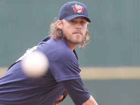 The Goldeyes' eight-game winning streak came to an end on Sunday. (BRIAN DONOGH/Winnipeg Sun)