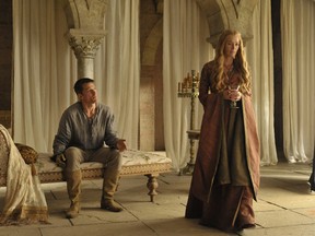 Lena Headey and Nikolaj Coster-Waldau in 'Game of Thrones' Season 4 on April 10, 2014. (Handout)