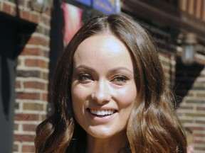 Olivia Wilde outside the 'Late Show with David Letterman'(WENN.com)