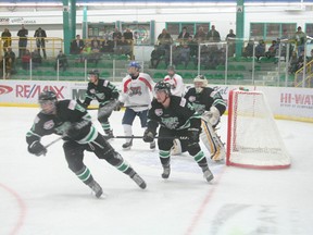 The Thunder kicked off pre-season action last weekend with two wins against the Whitecourt Wolverines, including a 6-0 shutout on Aug. 22 and a 3-1 victory Aug. 23.