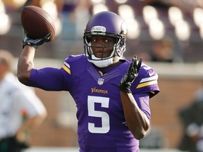 Minnesota Vikings rookie quarterback Teddy Bridgewater (USA Today Sports)