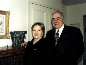 Marcel Masse, who served in Brian Mulroney's cabinet and sought more autonomy for Quebec while remaining a committed federalist, has died. He was 78. In this photo, he and his wife Cecilia Martin are seen at their home in Saint-Donat. Photo taken in 2002.
PIERRE-YVON PELLETIER / QMI AGENCY FILE PHOTO