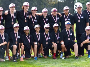 The London Badgers U-13 won the bronze medal in the Nationals held in London, Ont. on Sunday August 24, 2014.