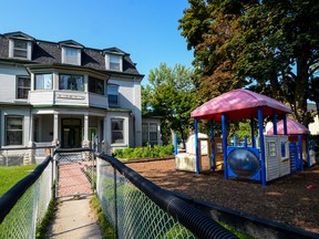 The preschool house at 169 Union St. has been a Queen's Daycare space for the entirety of its 45 operational years. The daycare is looking for another permanent space as renovations to the building have been deemed too expensive for the university to undertake. (Alex Pickering/For The Whig-Standard)