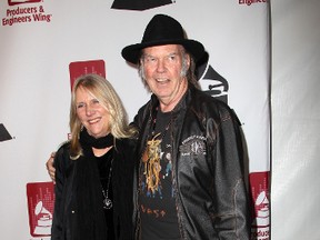 Neil Young and his wife Pegi. (WENN.COM)