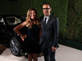 Natasha Lyonne (L) and Fred Armisen attend Variety and Women in Film Emmy Nominee Celebration powered by Samsung Galaxy on August 23, 2014 in West Hollywood, California. (Christopher Polk/Getty Images for Variety/AFP)