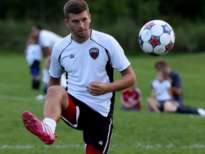 Ottawa Fury FC defender Ryan Richter will move into the centre back spot next to Mason Trafford while Drew Beckie is sidelined with injury.  (Chris Hofley/Ottawa  Sun)