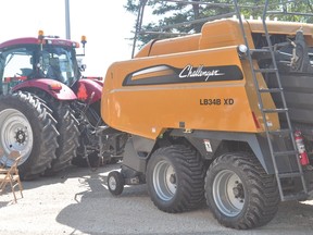 Agricutural machinery on display at the Prairie Agricultural Machinery Institute (PAMI) in Portage la Prairie Aug. 27. Under the provincial and federal government-funded Growing Forward 2 program, PAMI has received $735,00. (Kevin Hirschfield/The Graphic/QMI AGENCY)