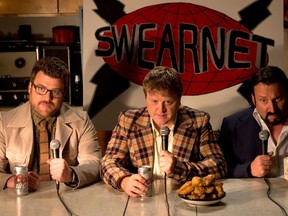 The cast of the "Trailer Park Boys" shed their characters and play themselves in Swearnet. 

(Courtesy)