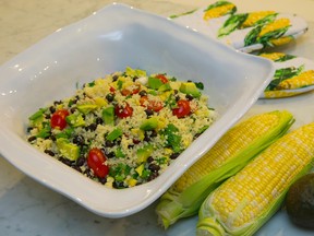CousCous salad with black beans, corn and avocado in London, Ont. (Mike Hensen/The London Free Press/QMI Agency)