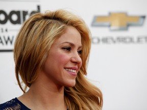 Shakira. 

REUTERS/L.E. Baskow