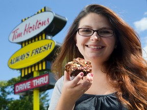 Jennifer Brown?s prize-winning confection was judged by a panel featuring Jason Priestley, Jann Arden, Anna Olson and Ben Mulroney. (MIKE HENSEN, The London Free Press)