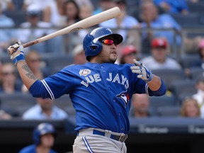 Blue Jays catcher Dioner Navarro is not a question mark heading into next season — unlike several other positions on the team. (USA Today file)