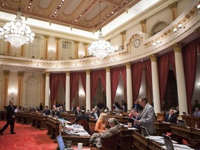 The California Senate at the State Capitol in Sacramento, Calif., appears in a September 12, 2013 file photo. REUTERS files/Max Whittaker