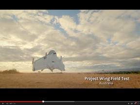 "Introducing Project Wing." (Video screenshot)
