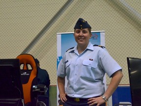 Brandy Boychuk, 755 Parkland Royal Canadian Air Cadets commanding officer. - April Hudson, Reporter/Examiner