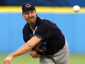 Retired pitcher Randy Johnson is reportedly selling his Arizona mansion for $25 million. (Colin Braley/Reuters/Files)