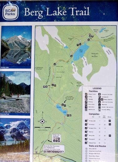 Berg lake trail clearance campsites