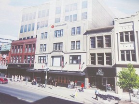 An artist?s rendering shows the transformation Fanshawe College wants to make to the Kingsmill?s building on Dundas St. in downtown London, including the addition of three storeys to the former department store. Fanshawe?s request for $10 million from the city toward its $66 million plan to expand its downtown campus -? adding another 1,600 students to the 400 already at the College?s Centre for Digital and Performance Arts in Market Tower ? was rebuffed by council. The issue comes before council again Tuesday, just before end-of-term restrictions limit council?s spending power, after the Downtown Business Association offered to contribute $1 million to the project.