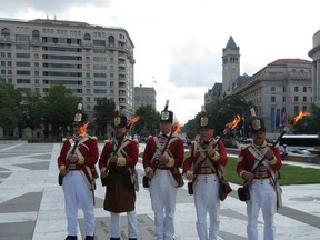 War of 1812 re-enactors