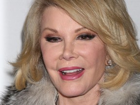 Joan Rivers at the Global Green USA’s ore-Oscar event in February 2014. (Nikki Nelson/WENN.com)