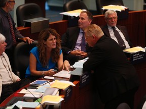 Councillors at Toronto City Hall Tuesday, Aug. 26, 2014. (Jack Boland/Toronto Sun)