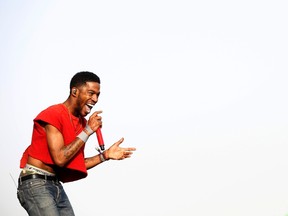 Kid Cudi performs at the Coachella Valley Music and Arts Festival in Indio, Calif., on April 12, 2014. (REUTERS/Mario Anzuoni)